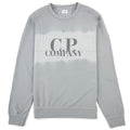 CP Company Light Fleece Tie-dye Logo Sweatshirt Griffin Grey 937