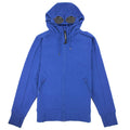 Cp Company Diagonal Raised Fleece Full Zip Goggle Hoody Blue Quartz 892