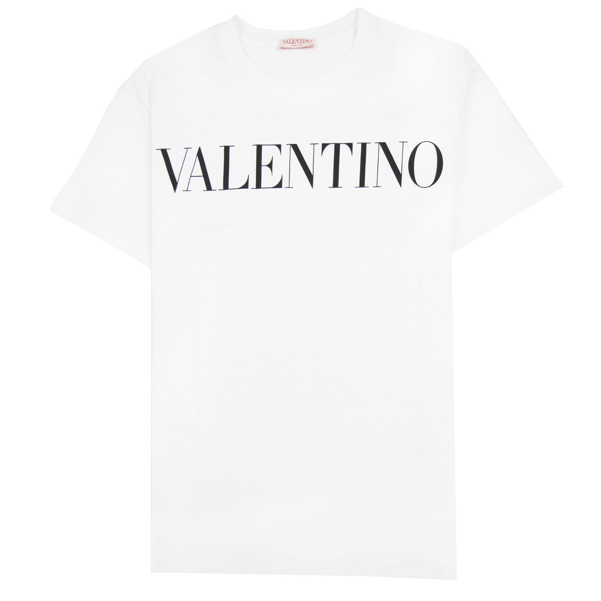 Valentino Logo Oversized T Shirt White A01