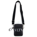Valentino Vltn Logo Cross Body Bag Black 0ni