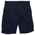 Cp Company Bermuda Cargo Stretch Sateen Shorts Navy 888