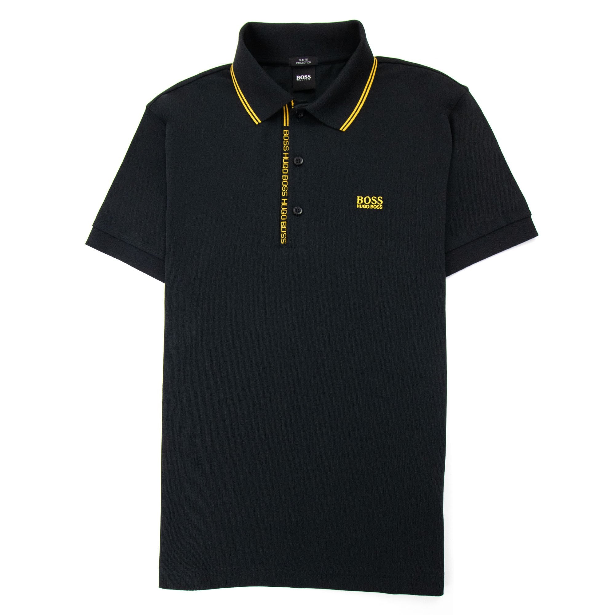 Hugo Boss Paule 4 Slim Fit Polo Black 004