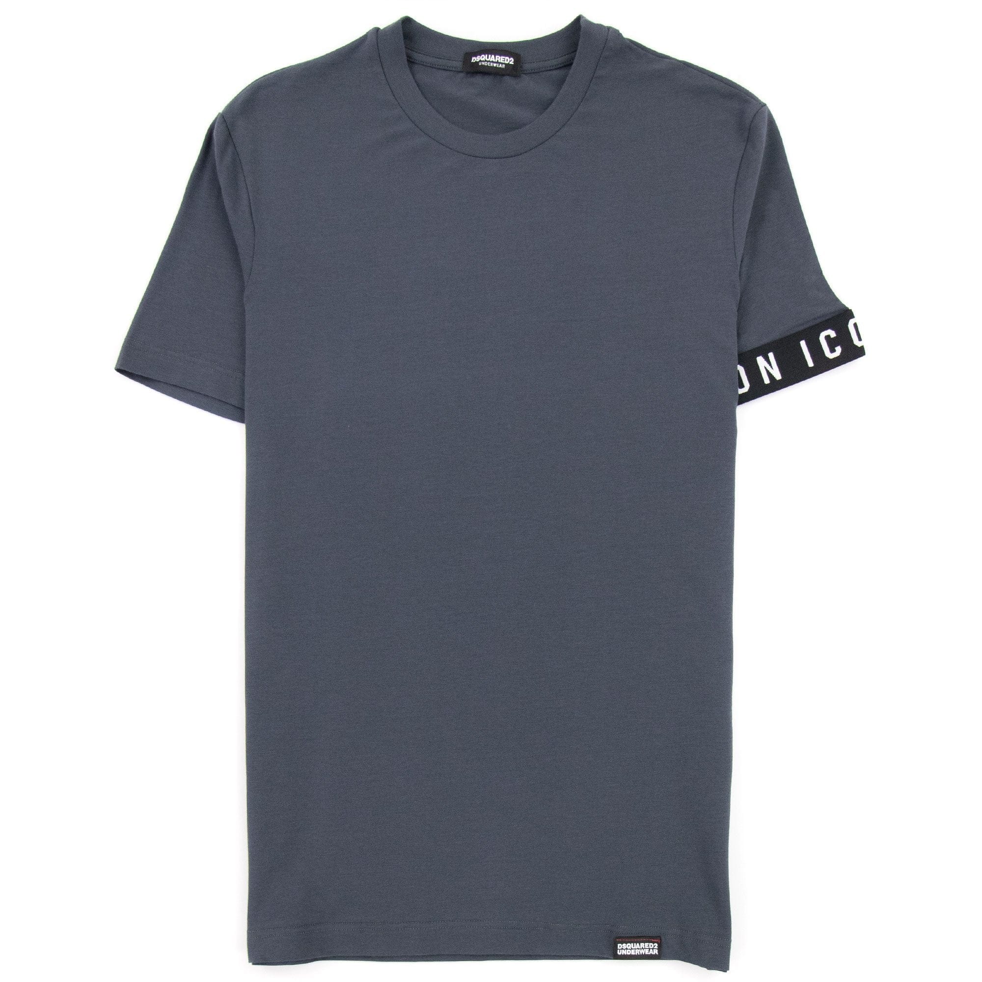 Dsquared2 Swim Shorts & Underwear Dsq2 Icon Arm Band T-shirt Grey/black