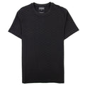 Emporio Armani All Over Jacquard Eagle Logo T Shirt Black 999