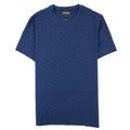 Emporio Armani All Over Jacquard Eagle Logo T Shirt Navy Blue