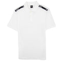 Hugo Boss Parlay Tape Detail S/s Polo White 100