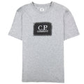 Cp Company Patch Logo T-shirt Grey Black