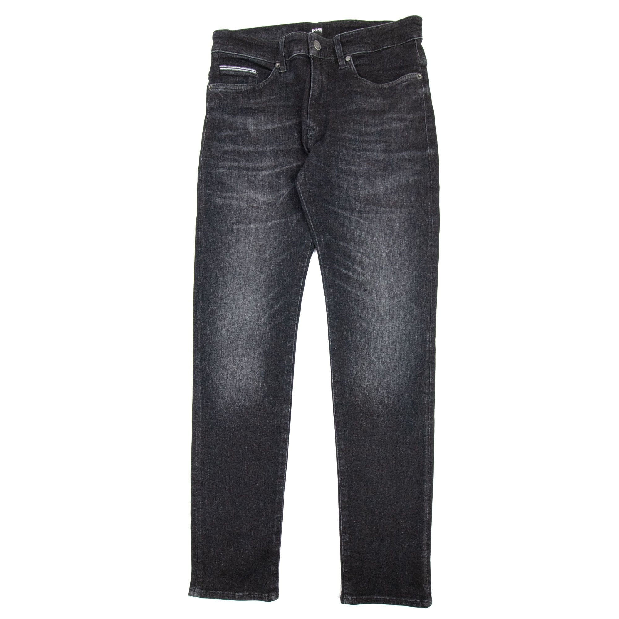 Hugo Boss Delaware3 Super Stretch Slim Fit Jean Black 007