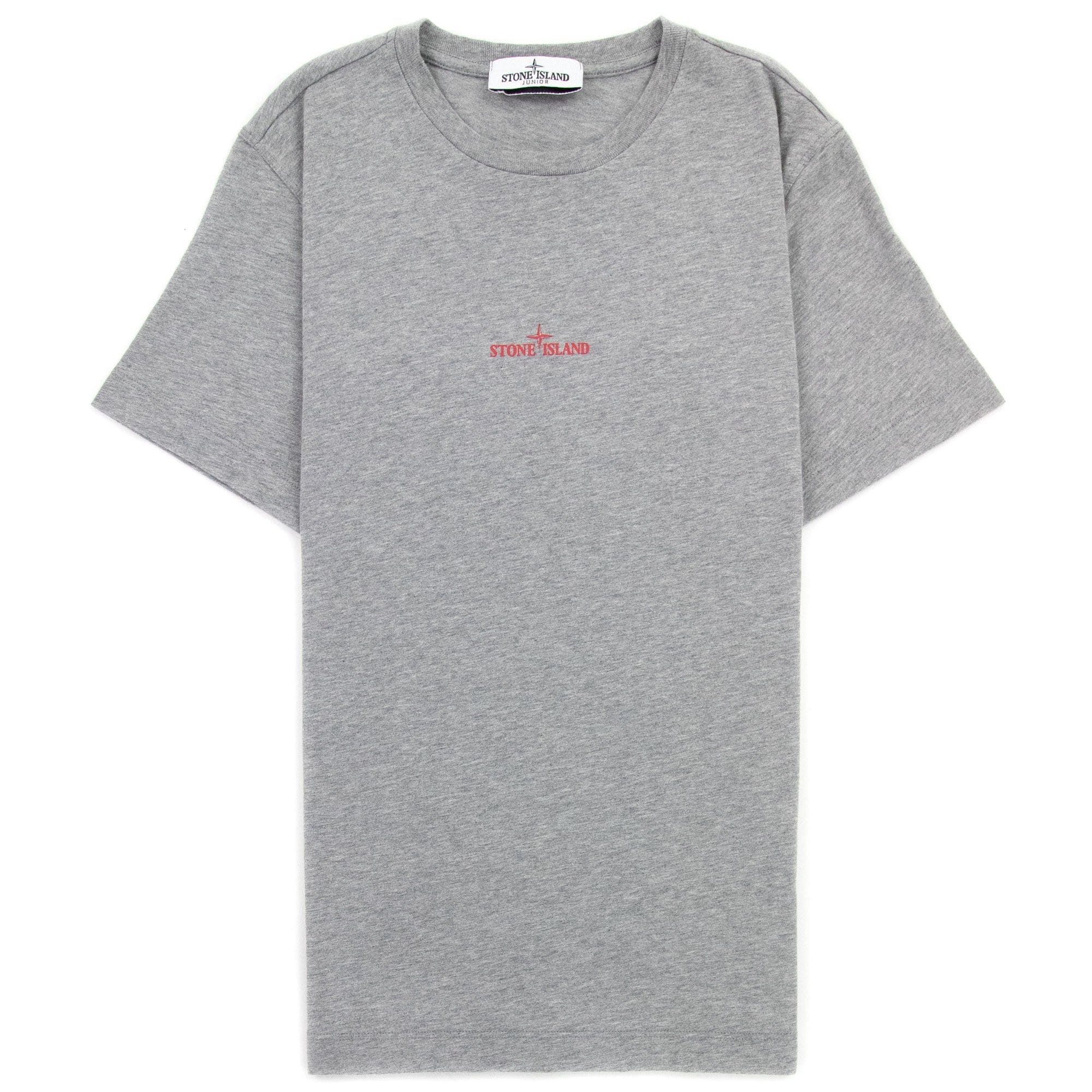 Stone Island Junior Graphic Print T Shirt Grey V0064