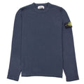 Stone Island 502b0 Fine Knit Sweater Navy Blue V0020