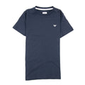 Armani Junior Logo Crewneck T Shirt Indaco