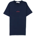 Stone Island Junior Graphic Print T Shirt Navy Blue V0028