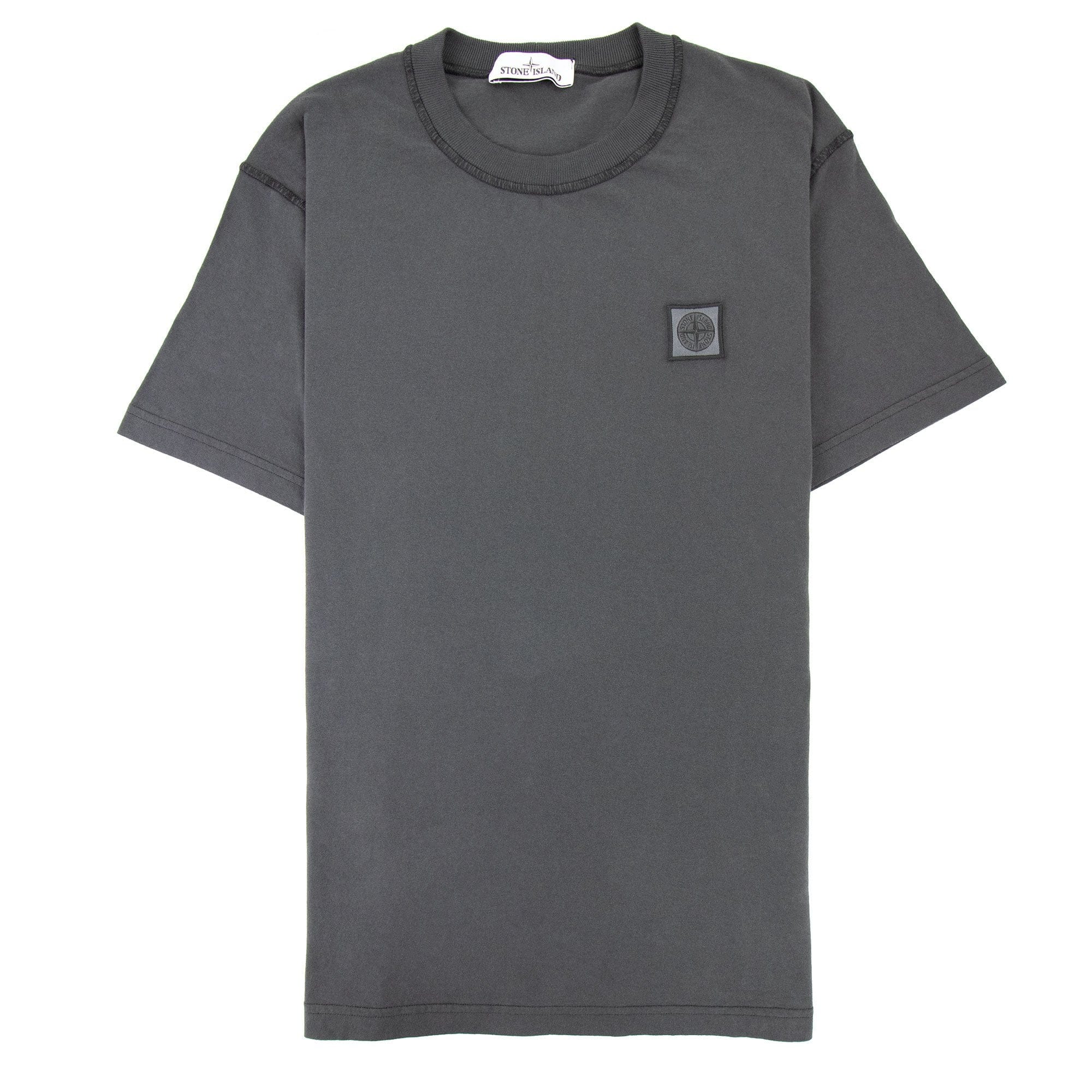 Stone Island Small Logo Patch Charcoal V0065