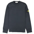 Stone Island Stone Island Garment Dyed Heavy Cotton Sweater Navy Blue V0020