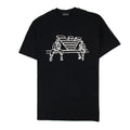 Emporio Armani Jersey T-shirt With Sketch Embroidery And Logo Black
