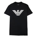 Emporio Armani Pima-jersey T-shirt With Logo Black