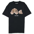 Palm Angels Leopard Bear Classic T Shirt Black/brown