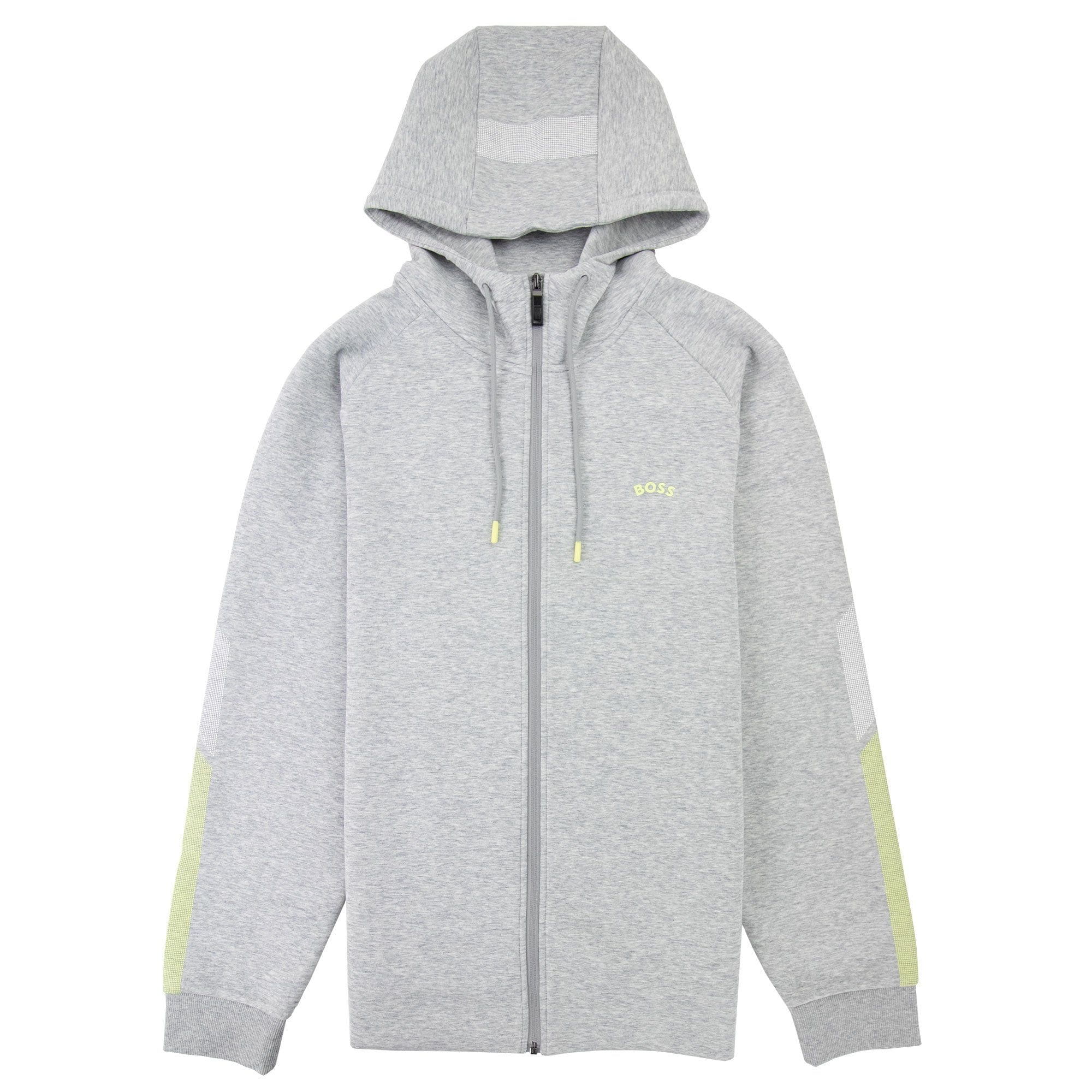 Hugo Boss Saggy 2 Curved Logo Hoody Grey 059