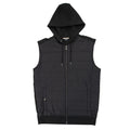 Hugo Boss Regular-fit Gilet In Cotton With Quilted Front Black