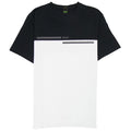 Hugo Boss Tee 4 Logo Print T Shirt Black/White 001