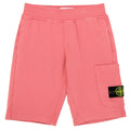 Stone Island Junior S/s Shorts Fuchsia