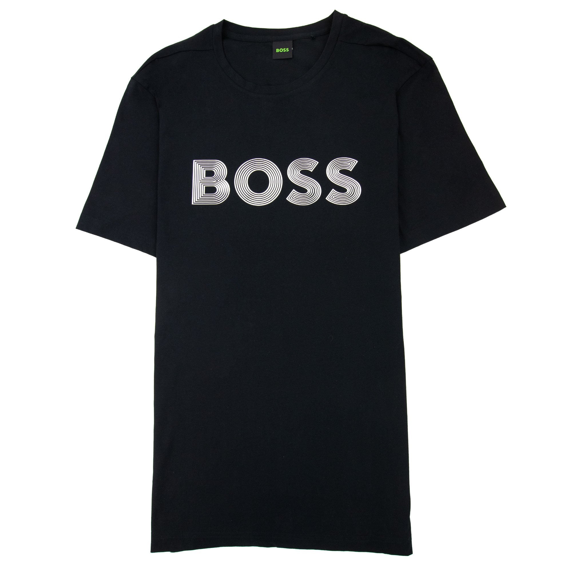 Hugo Boss Tee 6 Logo T Shirt Black 001