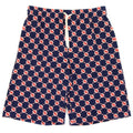 Gucci Gg On Crepe Silk Shorts Blue