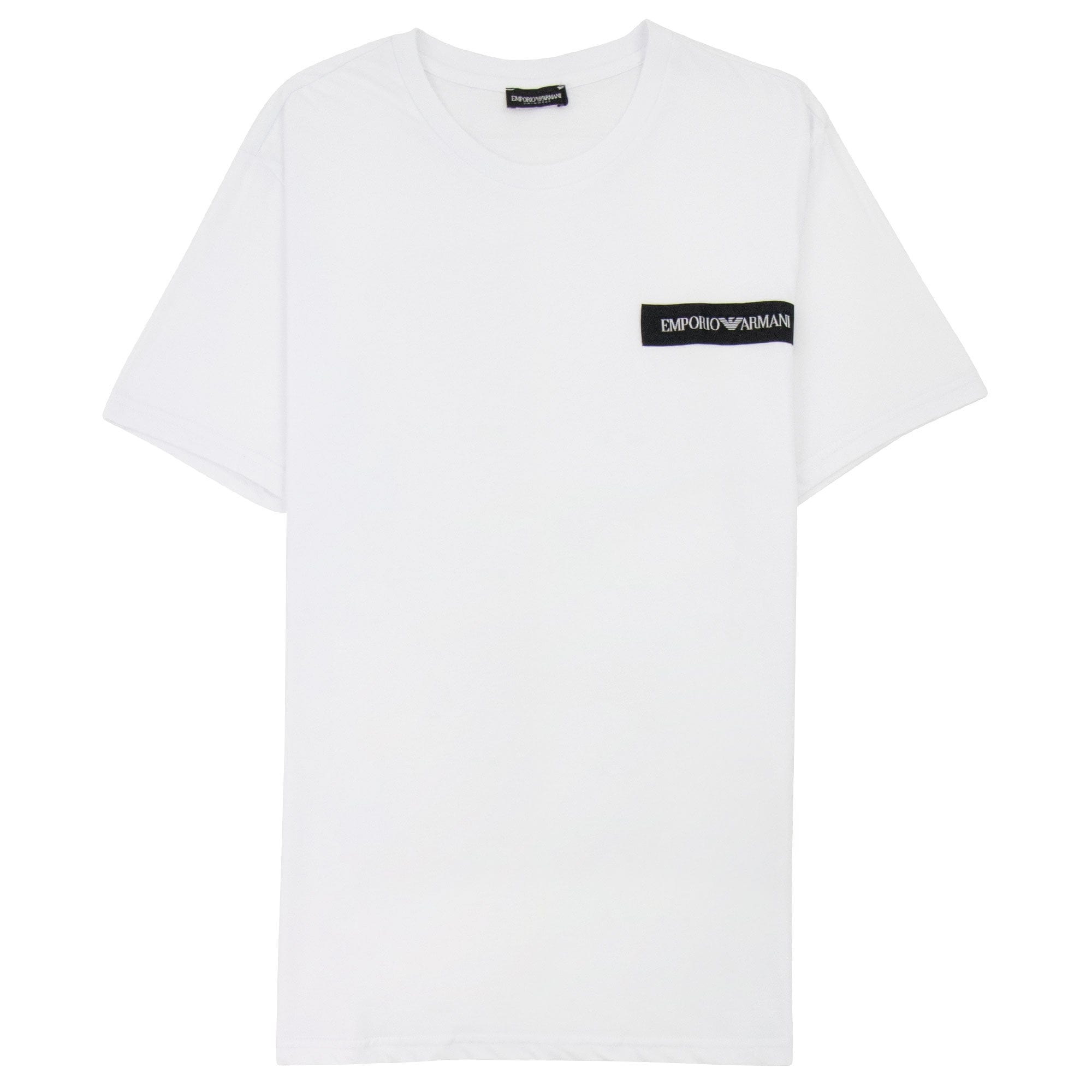 Emporio Armani Emporio Armani Crew Neck Logo T Shirt White