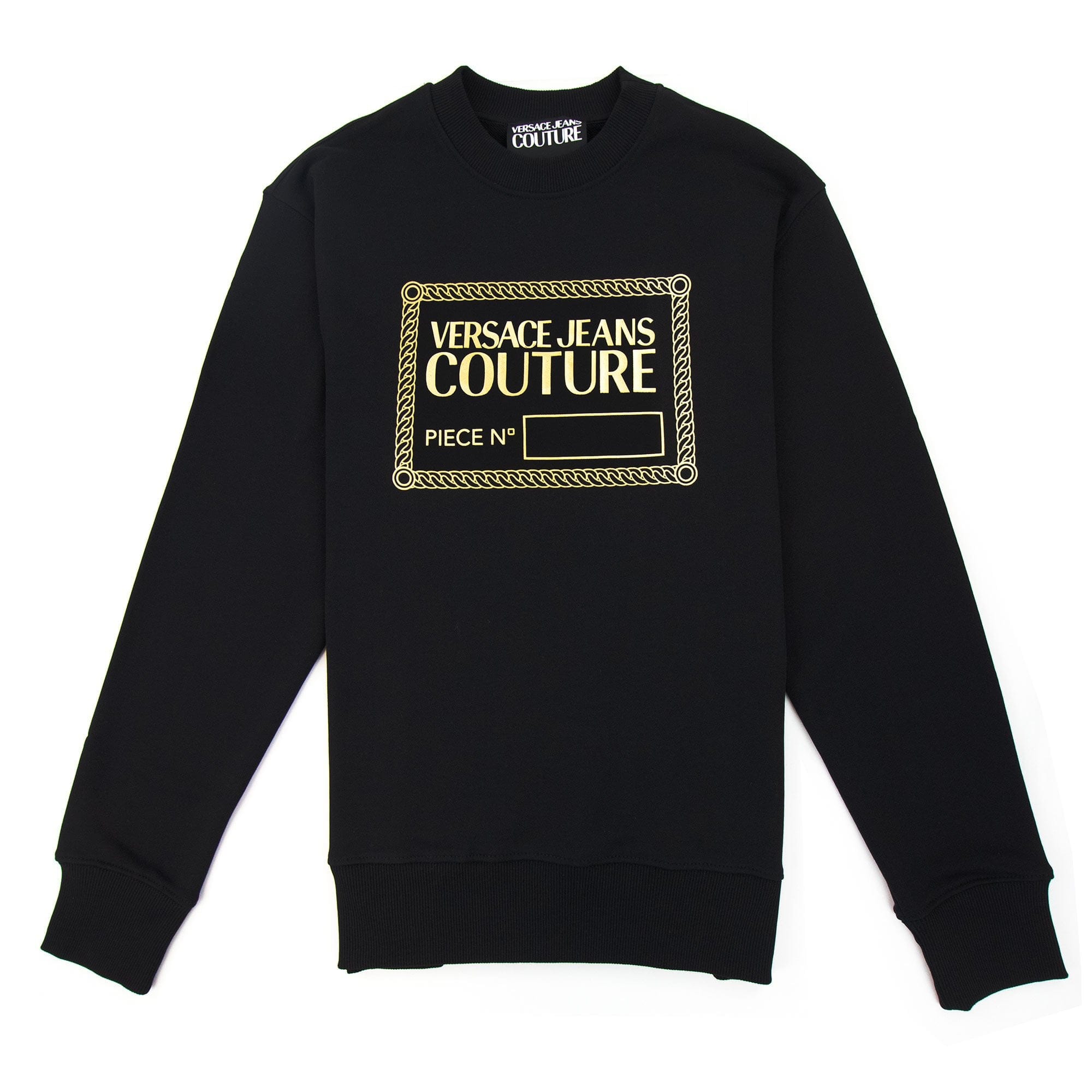 Versace Jeans Couture Box Logo Sweatshirt Black/gold