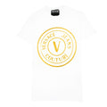 Versace Jeans Couture Vemblem T Shirt White/gold