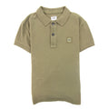 Cp Company Undersixteen Logo S/s Polo Shirt Khaki 659