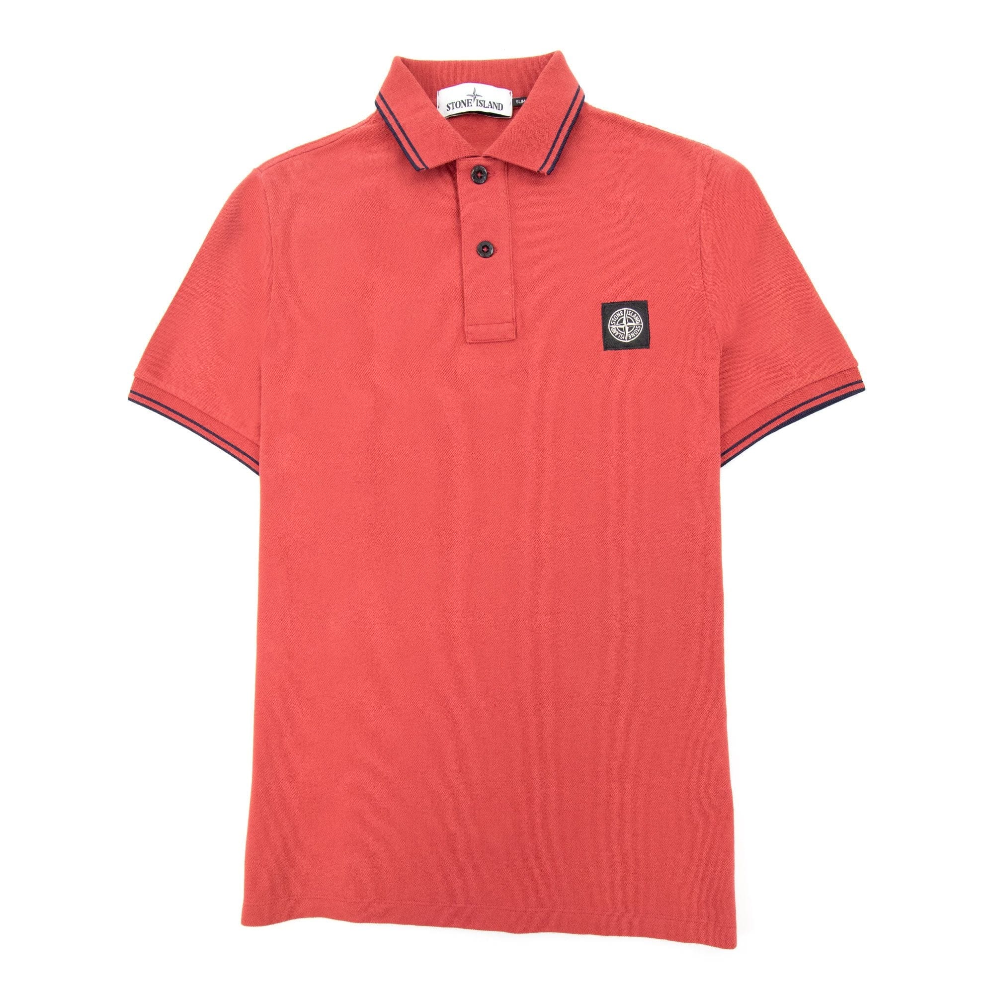 Stone Island Tip Polo Ss Red