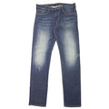 Emporio Armani J06 Slim Fit Worn Wash Jeans Denim Blue
