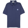 Stone Island Patch Logo Reg Fit Polo Purple V0027