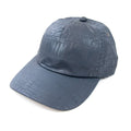 Armani Jeans All Over Logo Nylon Baseball Cap Navy Blue