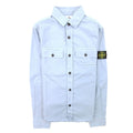 Stone Island Junior 10301 Long Sleeve Shirt Pale Blue V0040
