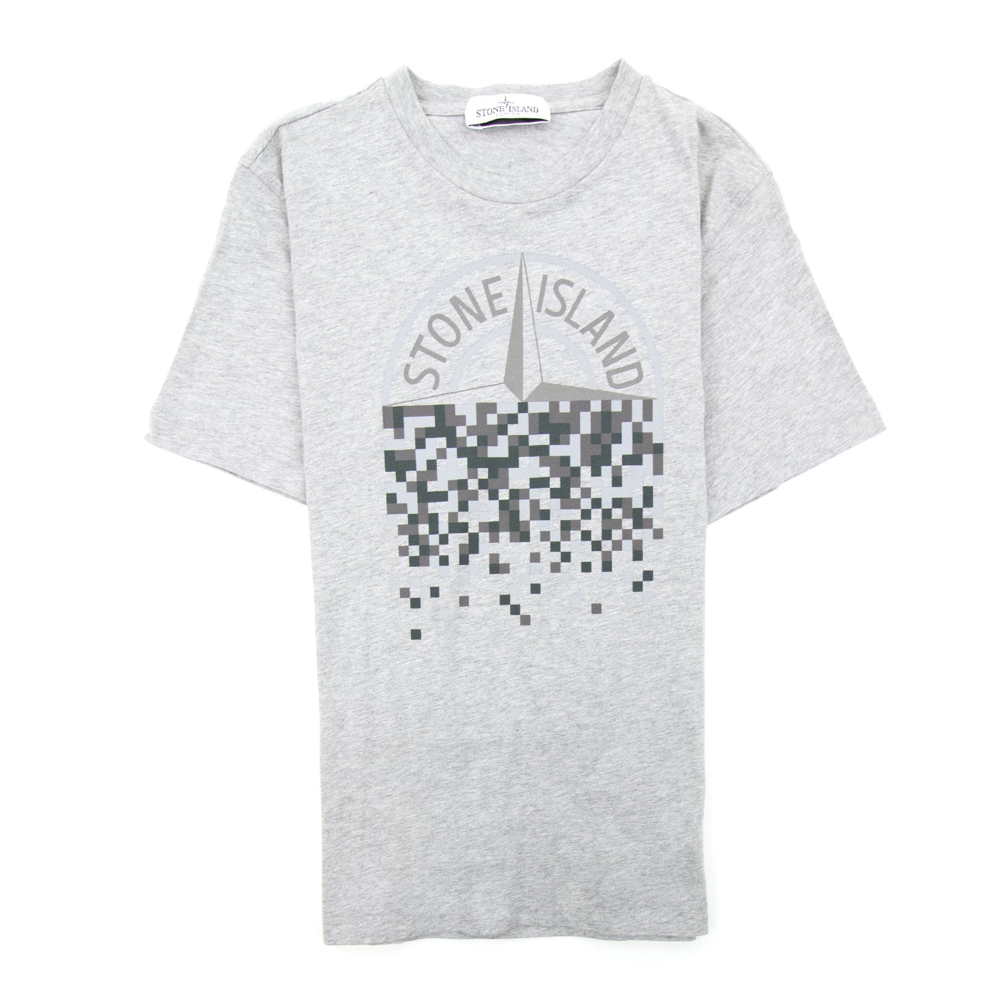 Stone Island Junior 21055 Compass T Shirt Grey V1064