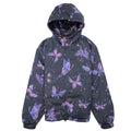 Valentino Utopia Butterfly Print Nylon Windbreaker Multi