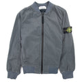 Stone Island Junior Nylon Bomer Jacket Dark Grey V0065