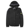 Stone Island 114wn Brushed Cotton Canvas Old Effect Black V0129