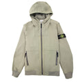 Stone Island Q0222 Soft Shell-r Hooded Jacket Khaki V0068