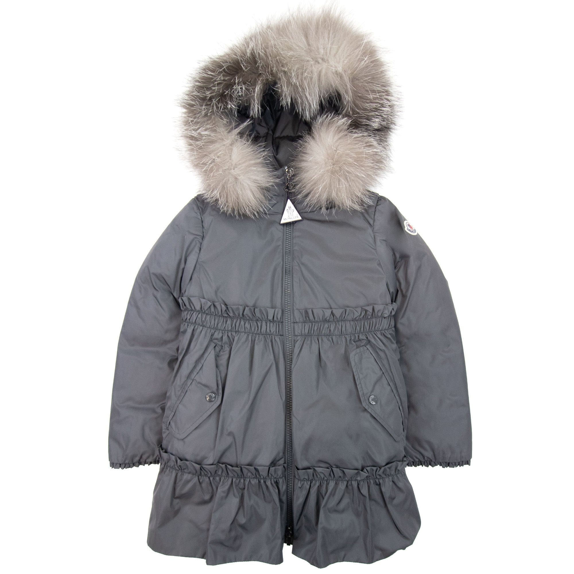 Moncler Junior Tourterelle Down Jacket Grey 927