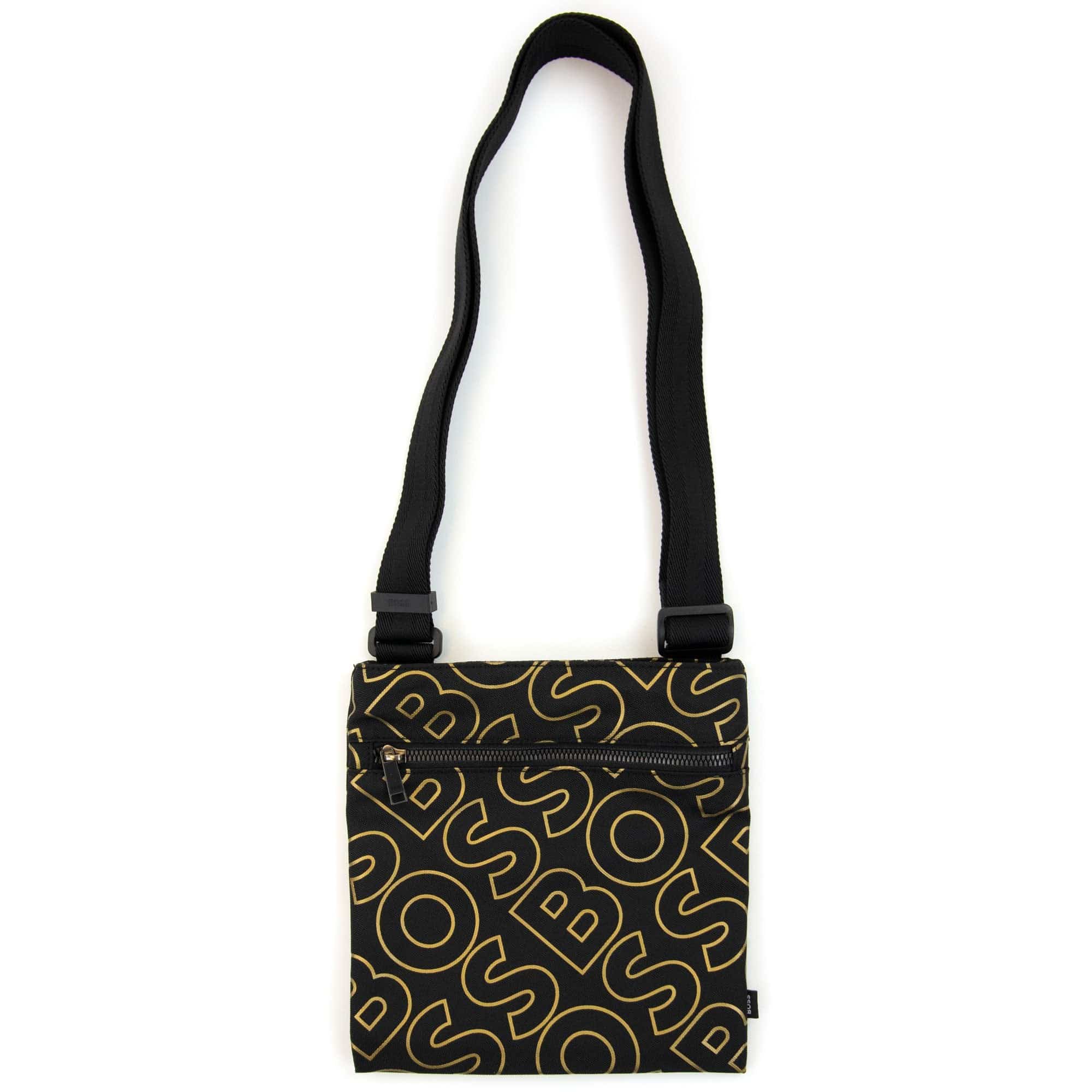 Hugo Boss Catch Ln Outline Logo Envelope Bag Black 001