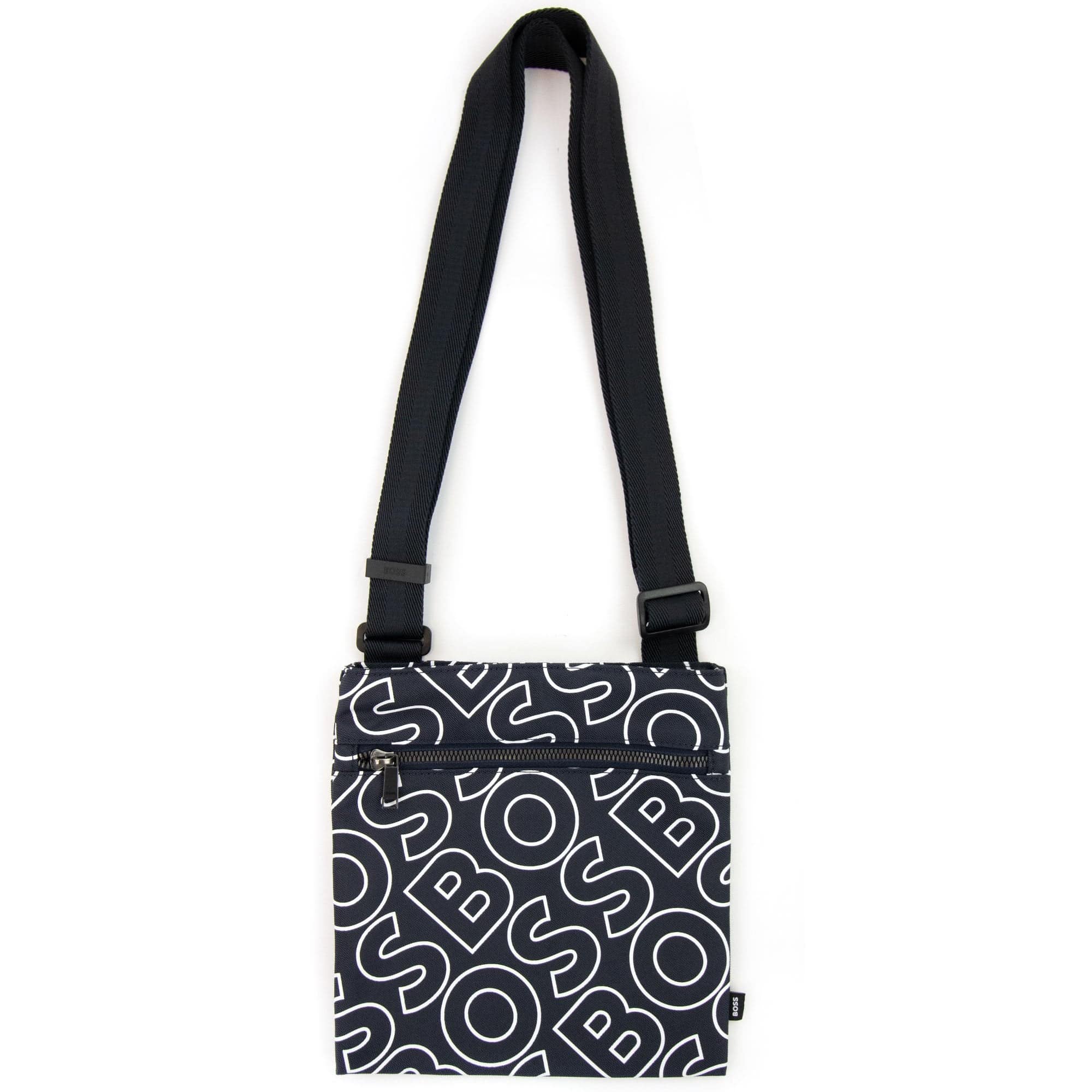 Hugo Boss Catch Ln Outline Logo Envelope Bag Navy 409