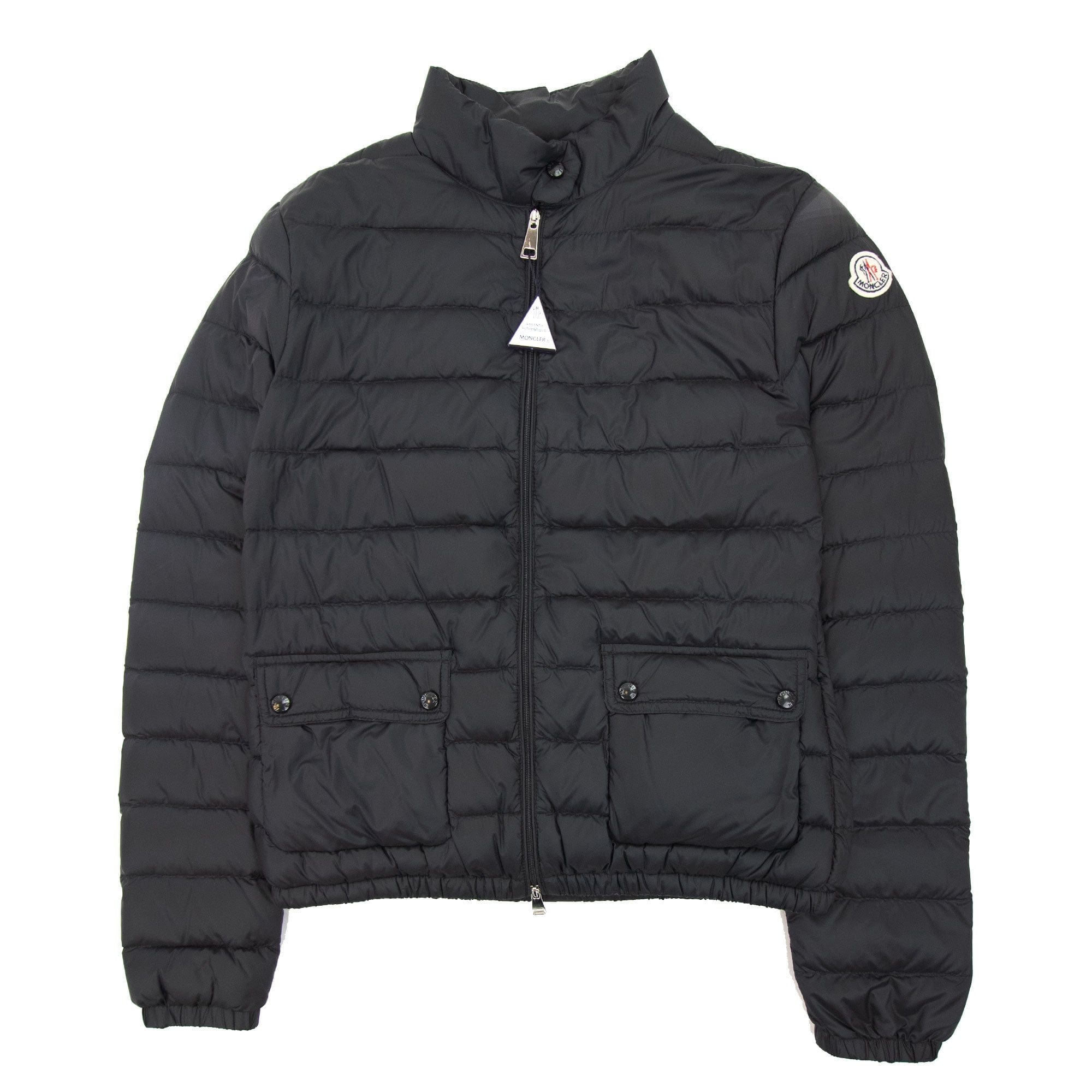 Moncler Lans Short Down Jacket Black