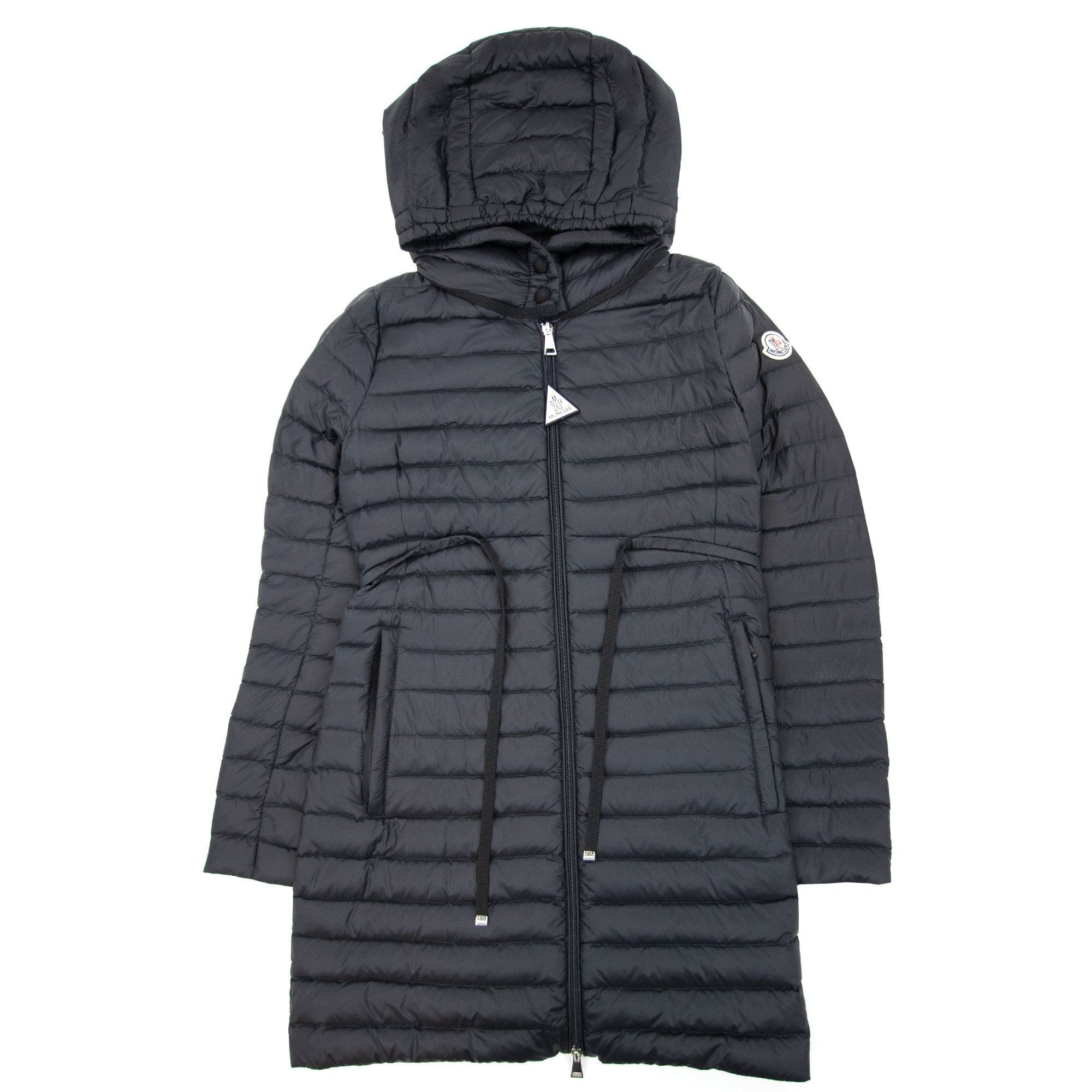 Moncler Barbel Long Down Jacket Black 999