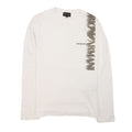 Emporio Armani Side Logo Long Sleeve T Shirt White