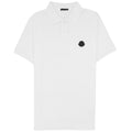 Moncler Logo Polo Shirt White 001