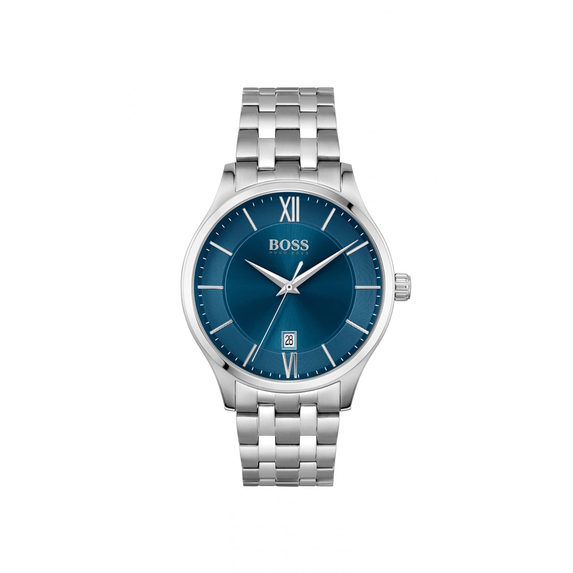 Hugo Boss Elite Quartz Calendar Watch Stainless Steel