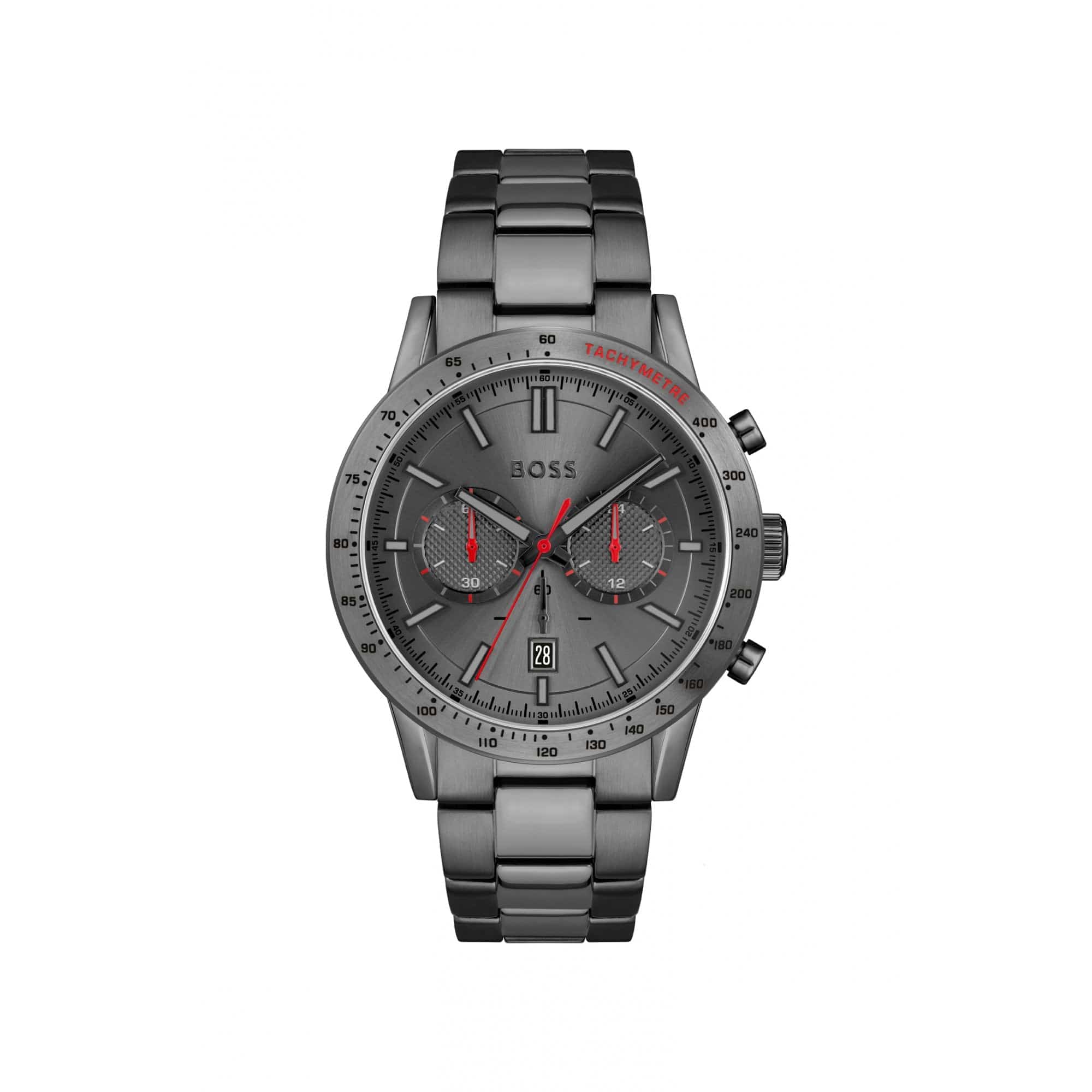 Hugo Boss Allure Plated Grey Steel Watch Grey